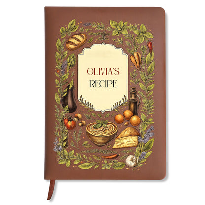 My Recipe With Vegetables And Herbs Illustration