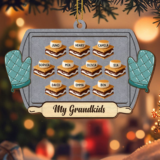 Celebrate Your Grandkids With A Customizable Wooden Ornament