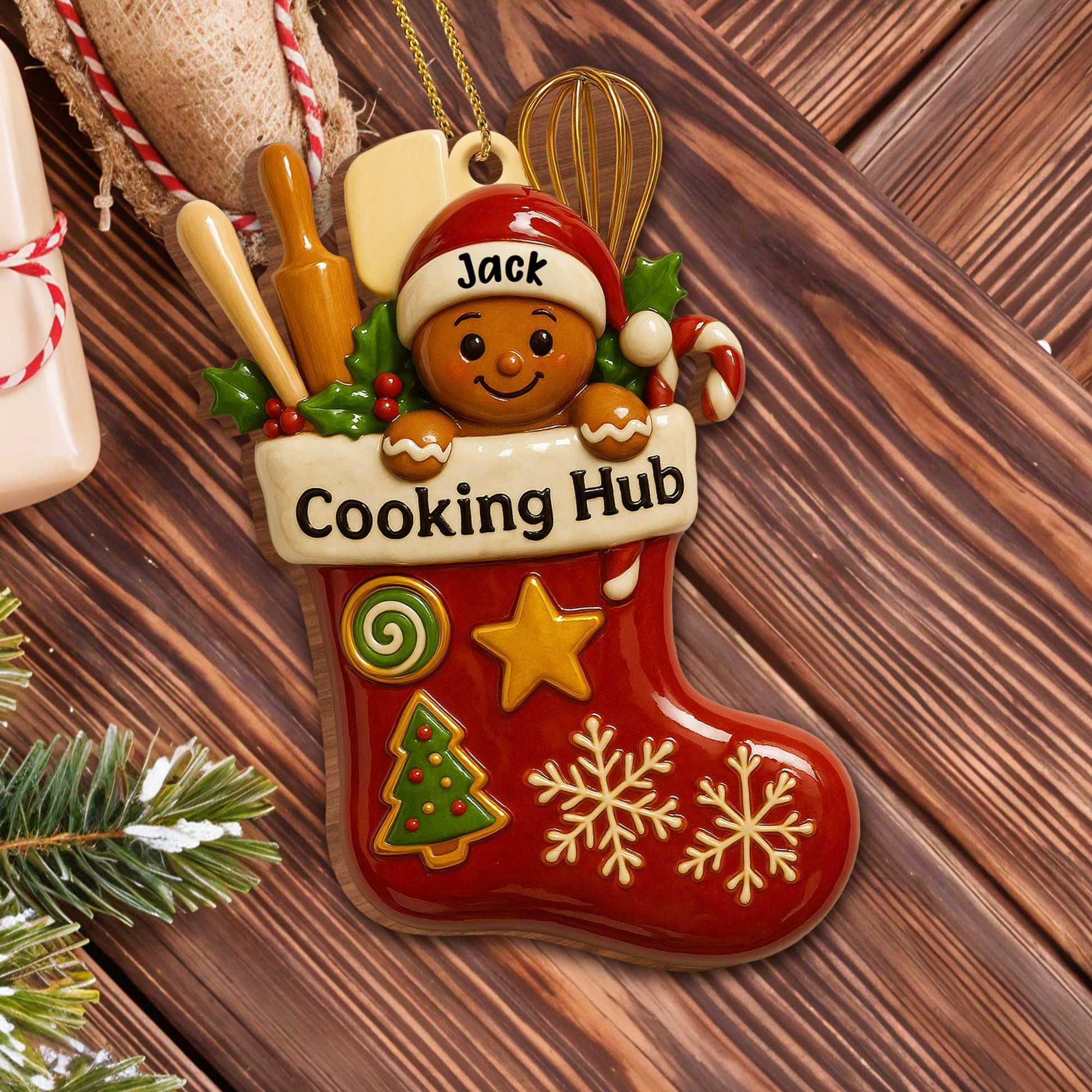 Cooking Hub Christmas Stocking With Utensils