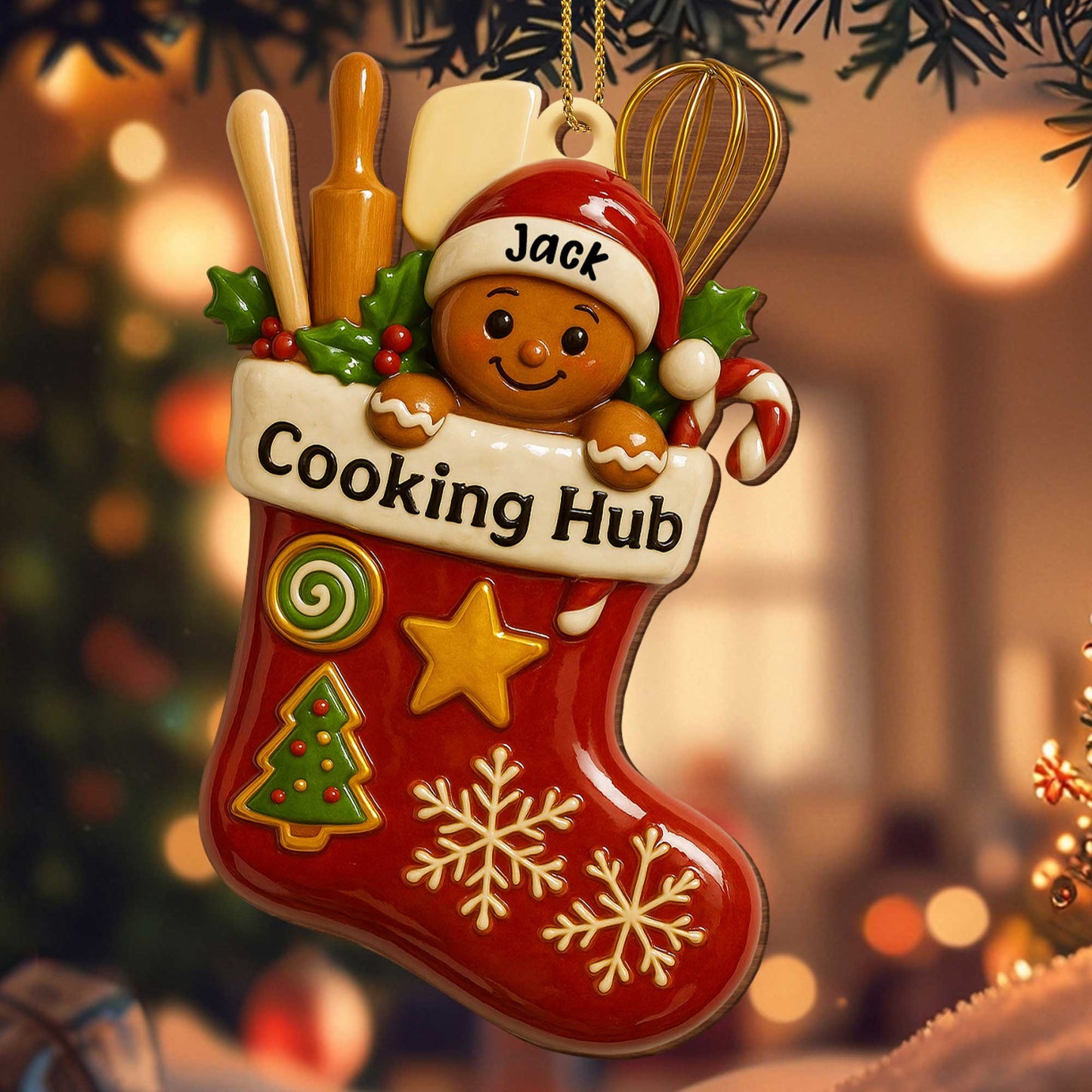 Cooking Hub Christmas Stocking With Utensils