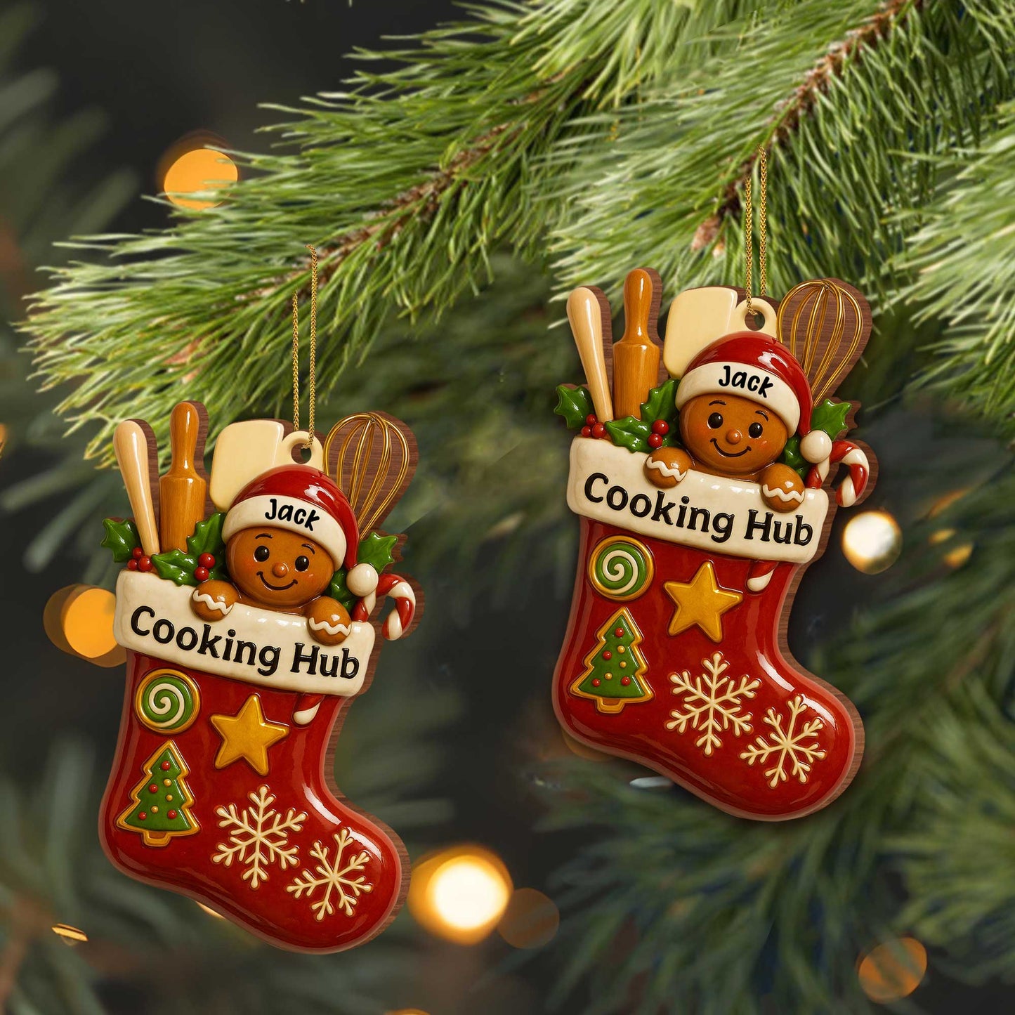 Cooking Hub Christmas Stocking With Utensils