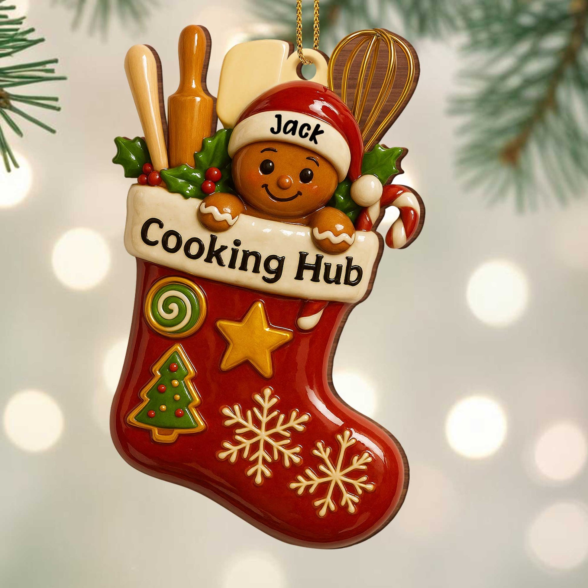 Cooking Hub Christmas Stocking With Utensils