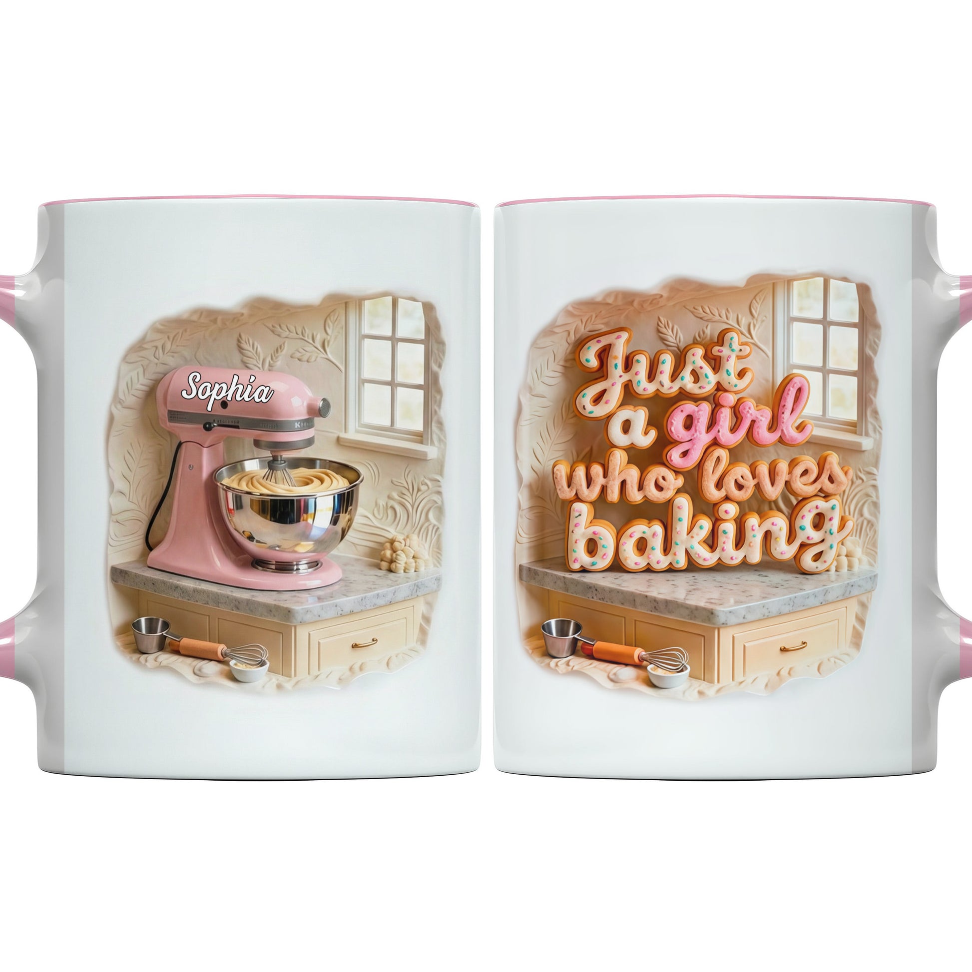 Just A Girl Who Loves Baking Stand Mixer And Whisk