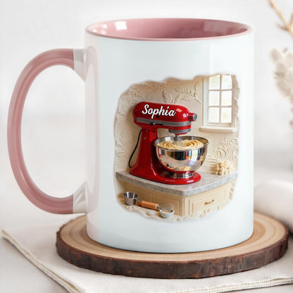 Just A Girl Who Loves Baking Stand Mixer And Whisk