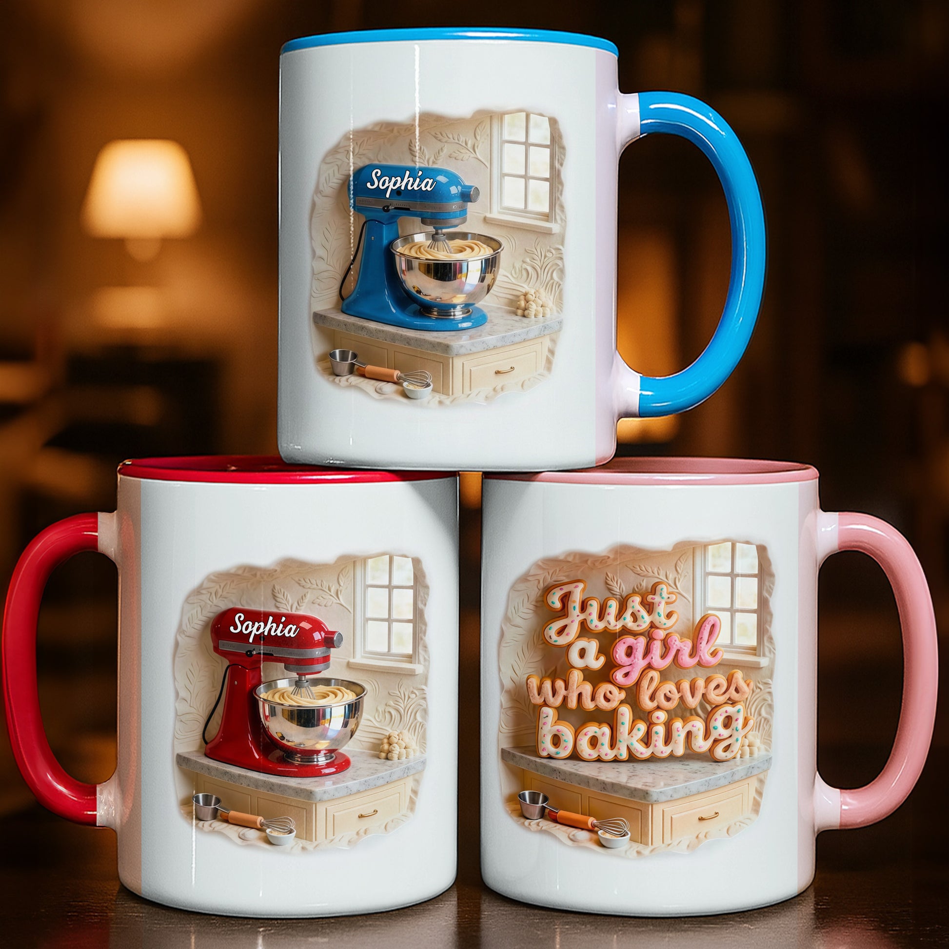 Just A Girl Who Loves Baking Stand Mixer And Whisk