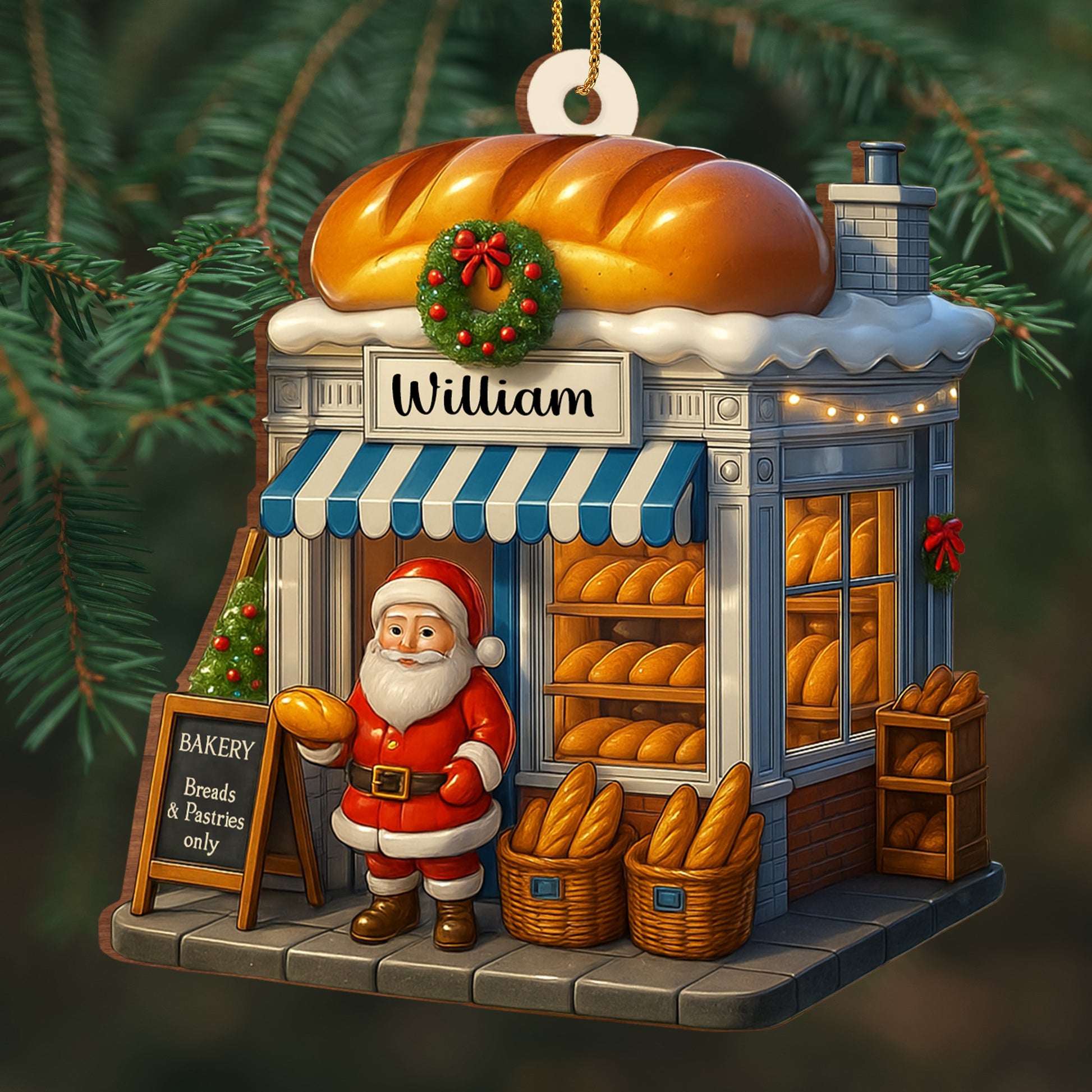 Bakery Breads & Pastries Only Featuring Santa Claus