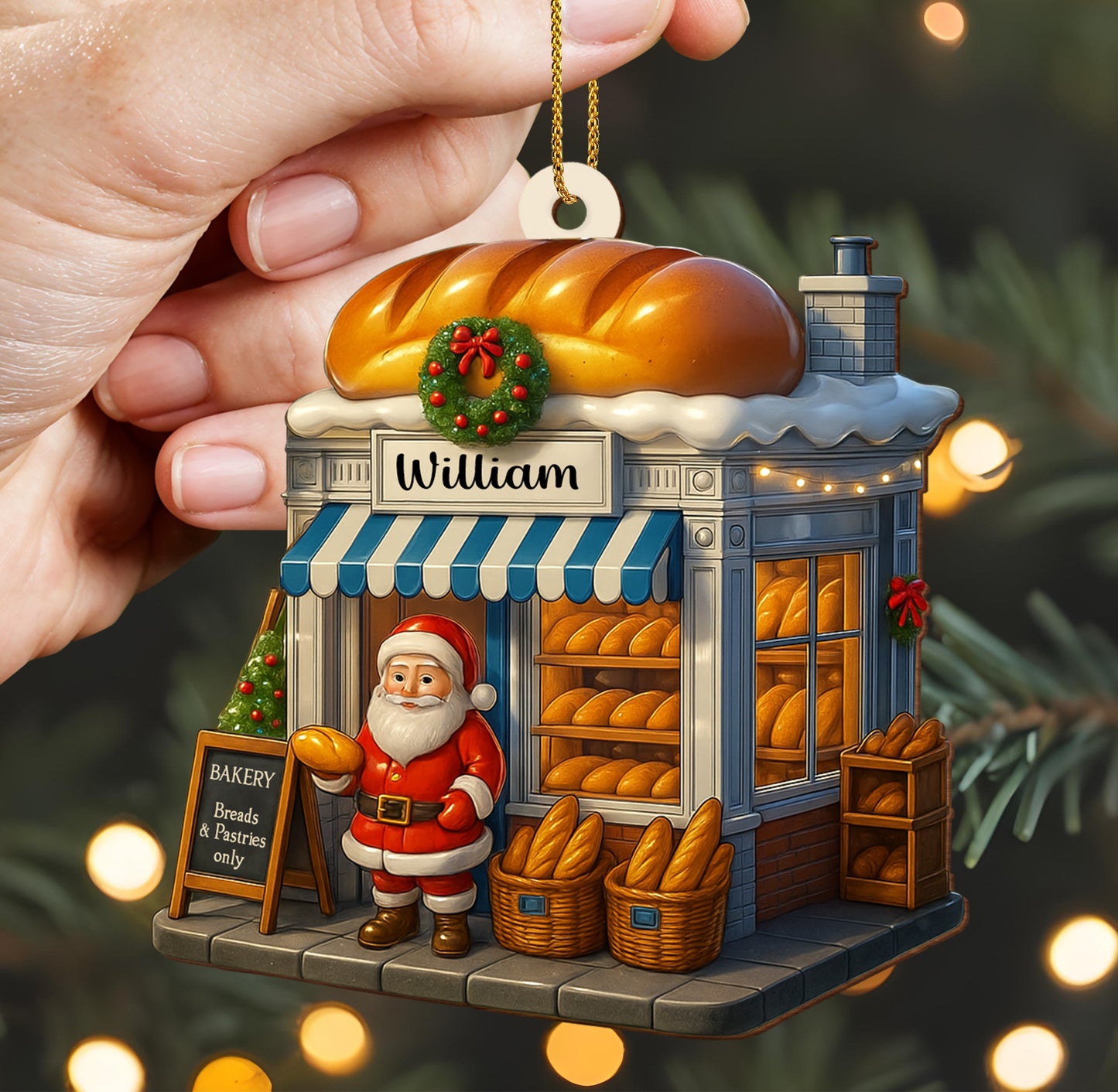 Bakery Breads & Pastries Only Featuring Santa Claus