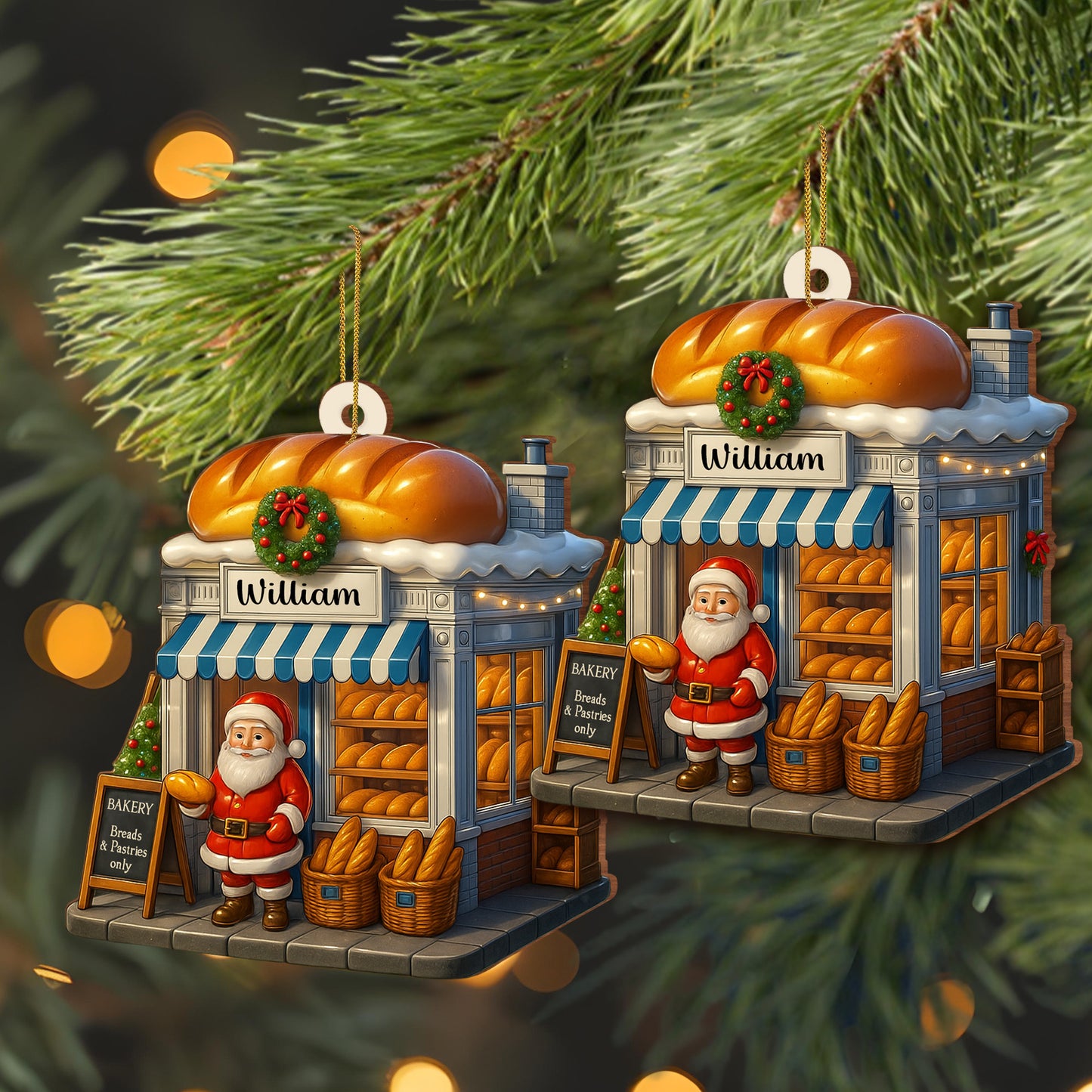 Bakery Breads & Pastries Only Featuring Santa Claus