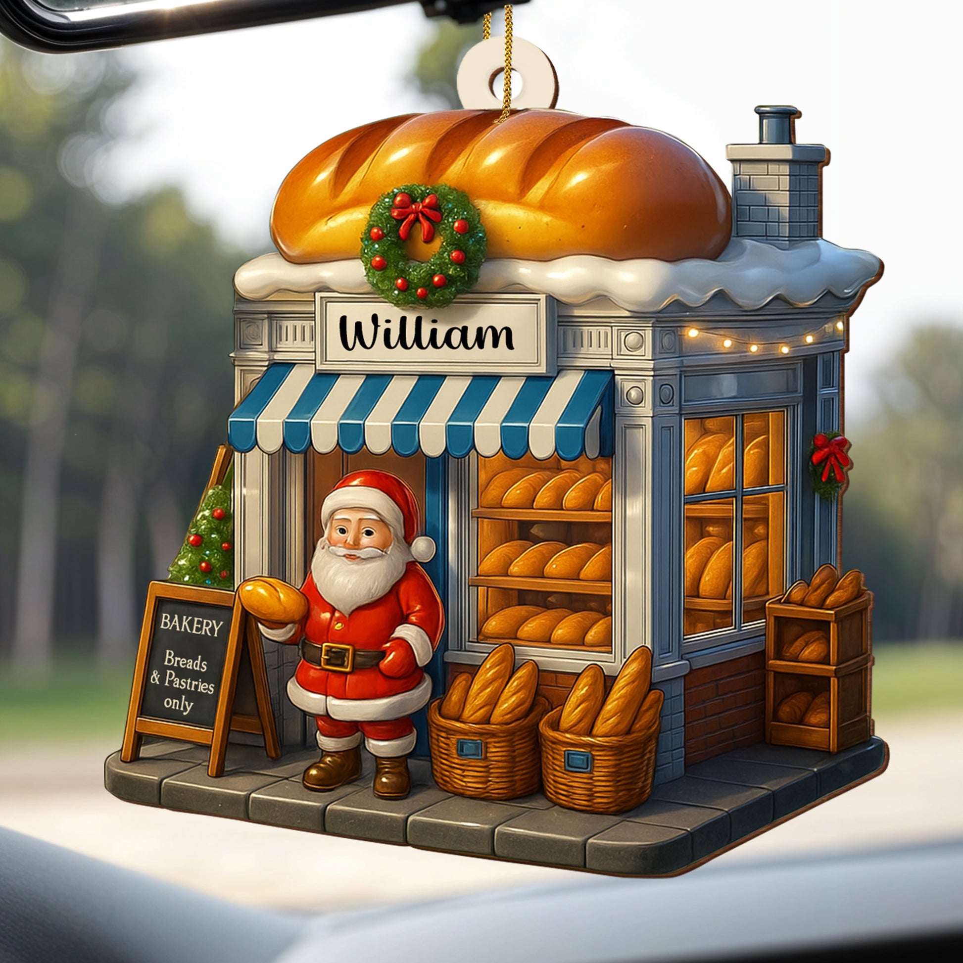 Bakery Breads & Pastries Only Featuring Santa Claus
