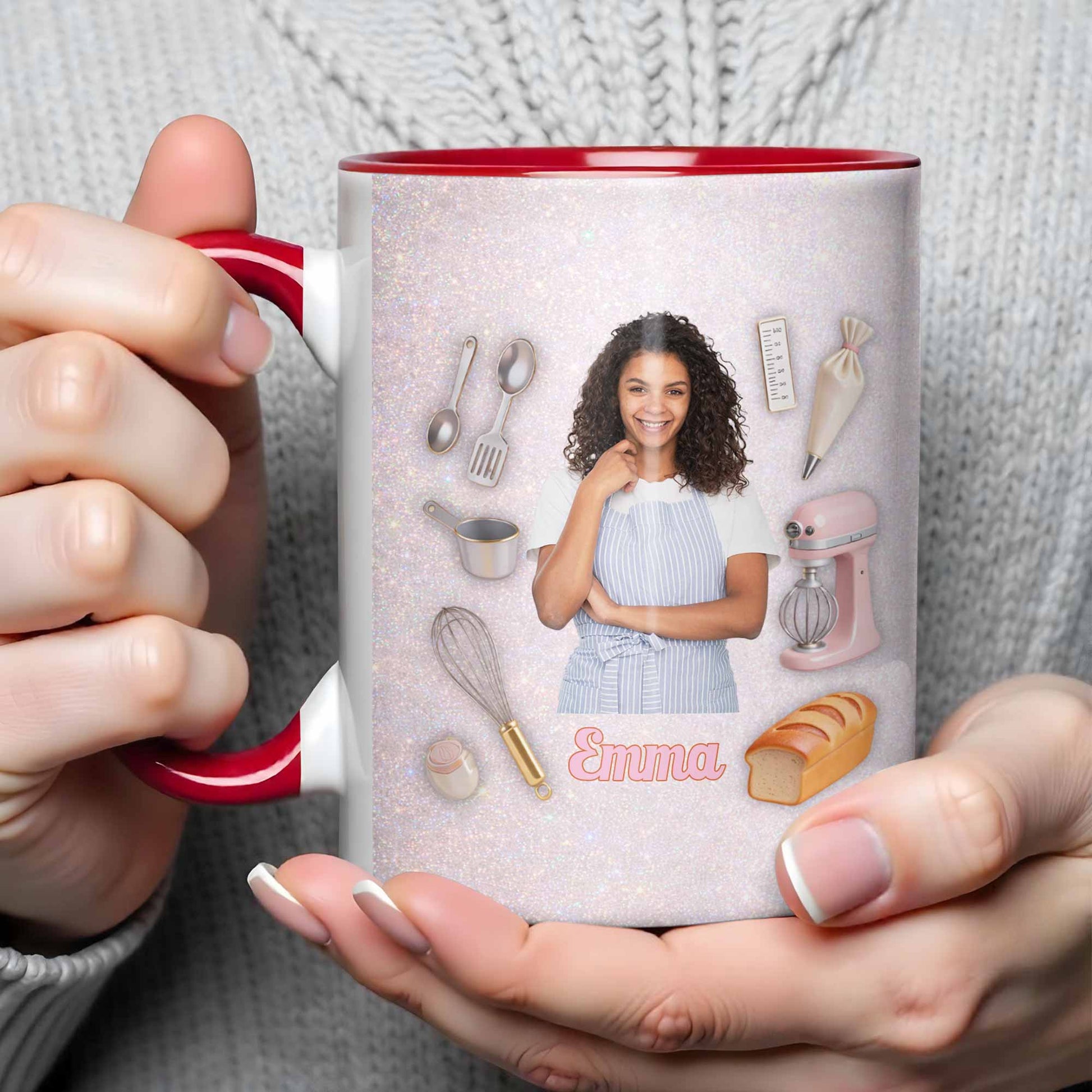 A Baker's Passion Rises Mixer Bread And Whisk Baking Design