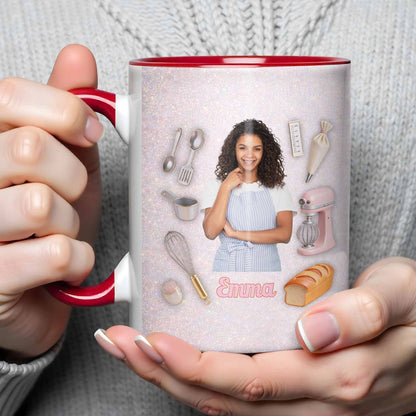 A Baker's Passion Rises Mixer Bread And Whisk Baking Design