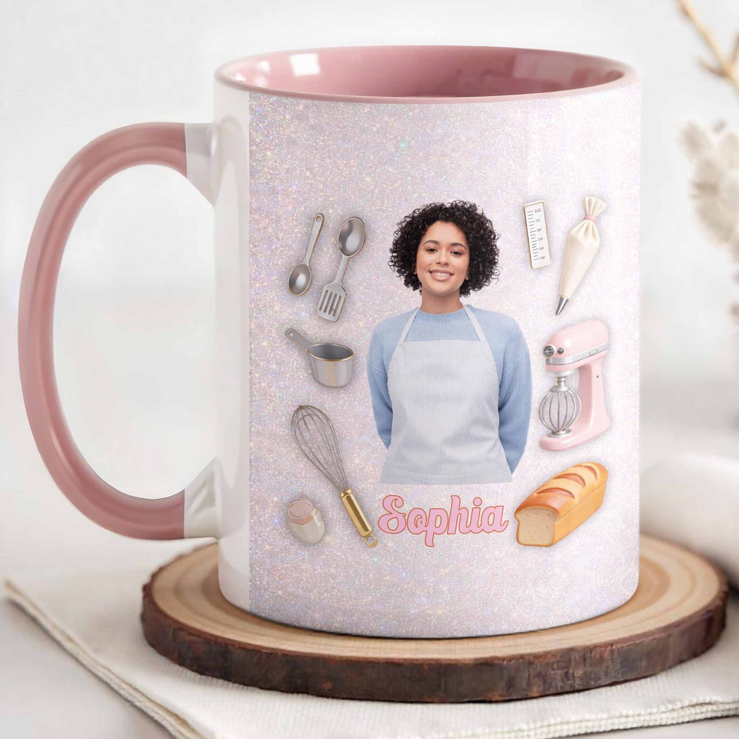 A Baker's Passion Rises Mixer Bread And Whisk Baking Design