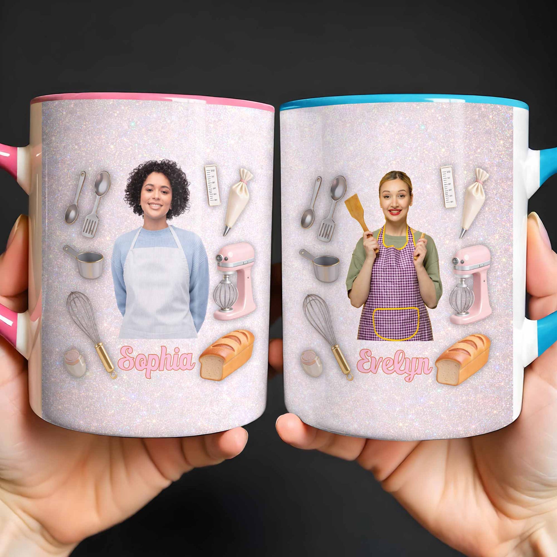 A Baker's Passion Rises Mixer Bread And Whisk Baking Design