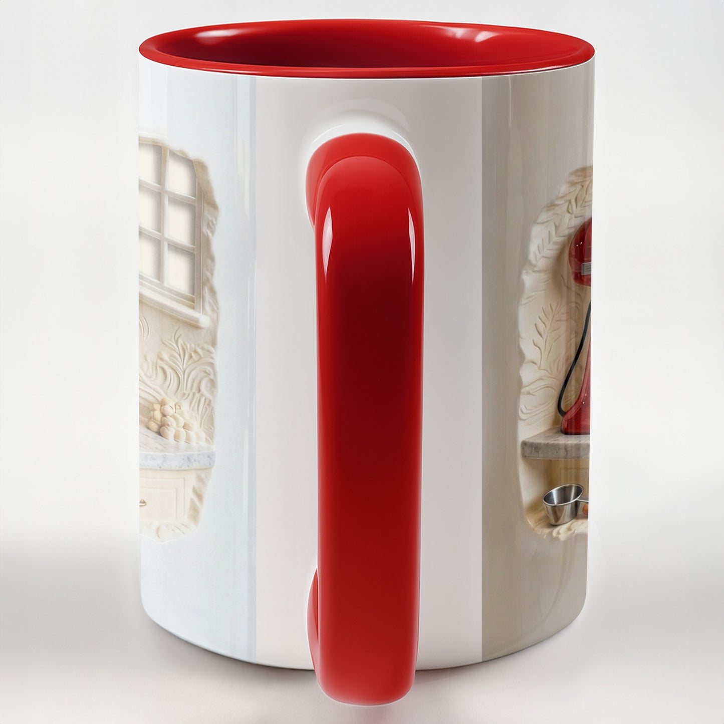 Baking Is My Therapy Red Stand Mixer Kitchen Scene