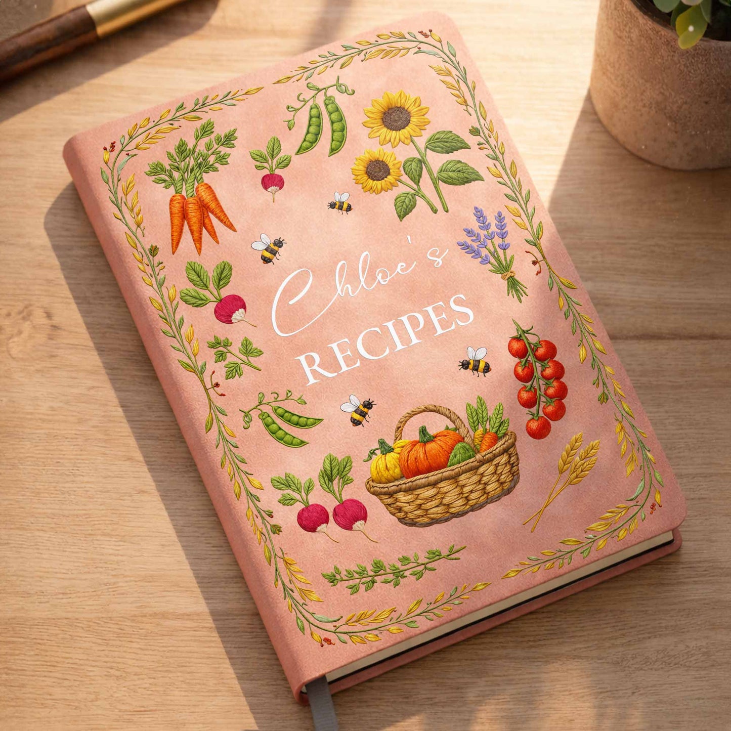 Recipes Garden Vegetables And Sunflowers Floral Basket