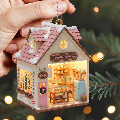 Sweet Things Happen Here, House Ornament