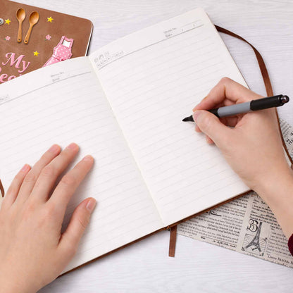 My Recipe Book Kitchen Apron And Stand Mixer Baking Theme