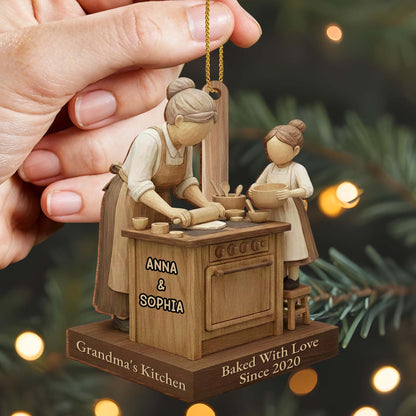 Baked With Love, Grandmother And Child Cooking