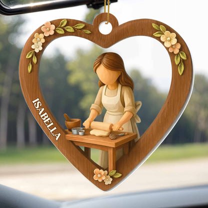 Cherish Our Cooking Moments Together, Heart and Flowers Design