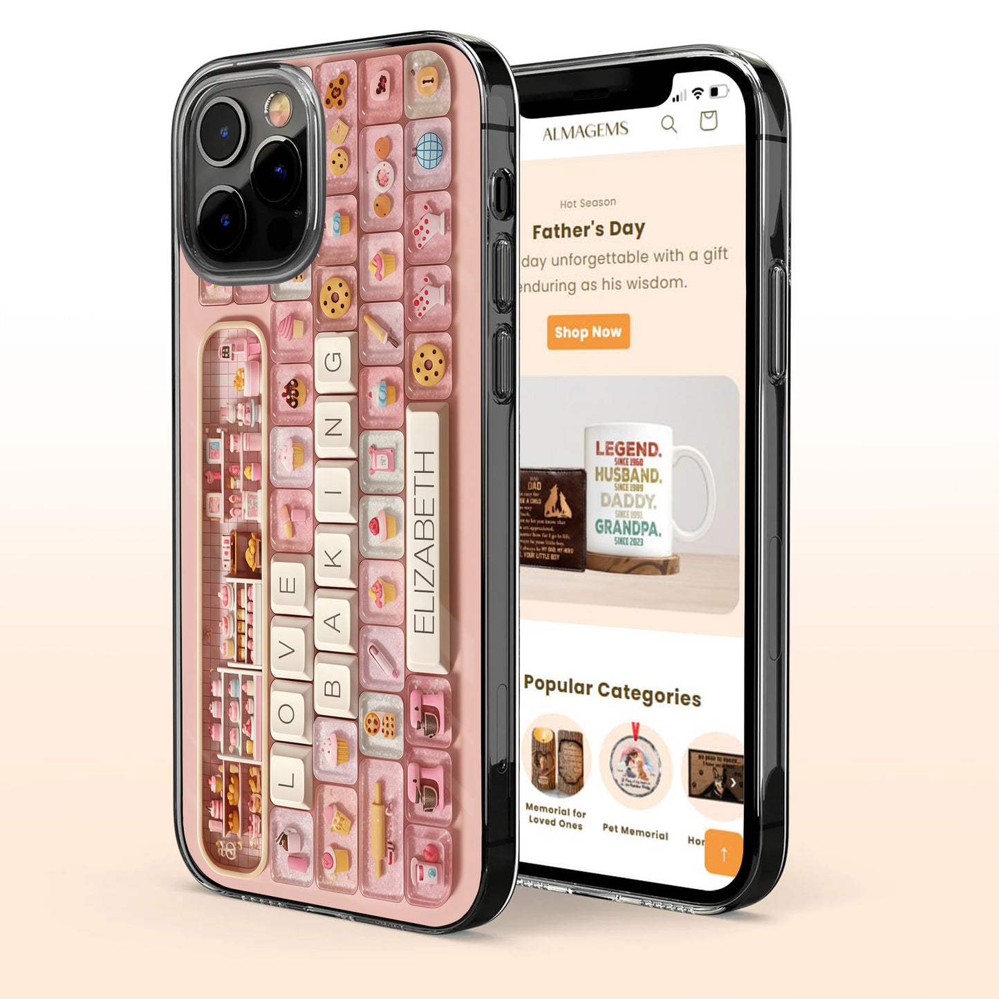 I Love Baking, Bakery Items Oven Apron Mixing Bowl