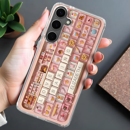 I Love Baking, Bakery Items Oven Apron Mixing Bowl