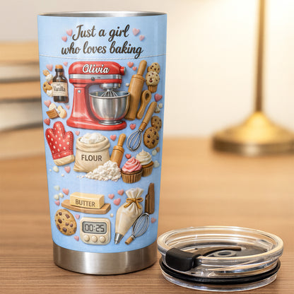 Just A Girl Who Loves Baking Stand Mixer And Pastry Tools