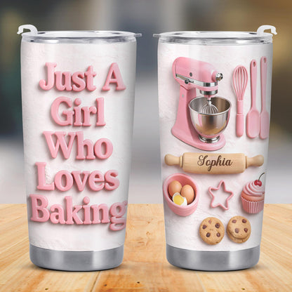 Just A Girl Who Loves Baking With Mixer And Cookies