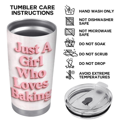 Just A Girl Who Loves Baking With Mixer And Cookies