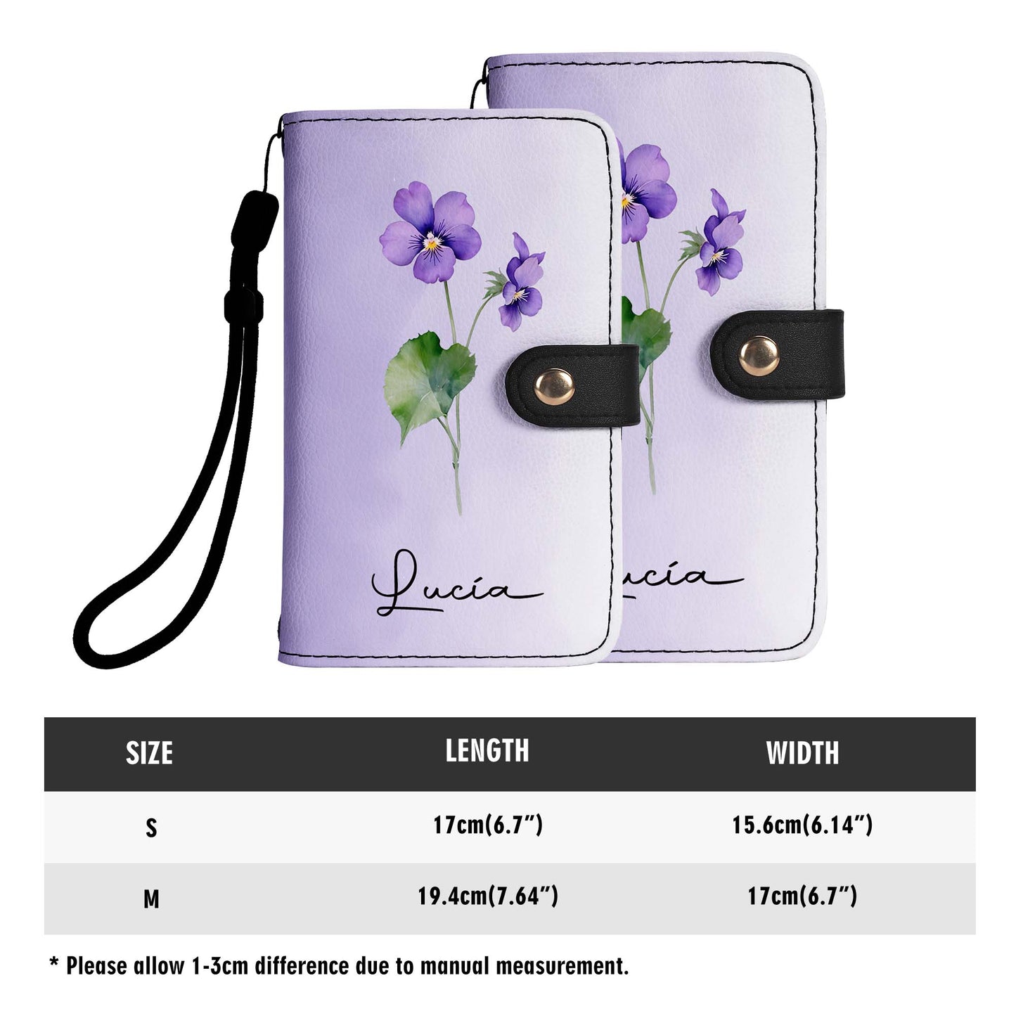 Let Your Dreams Blossom Floral Wallet Design