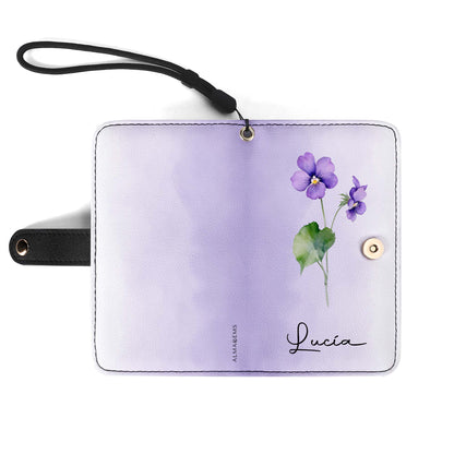 Let Your Dreams Blossom Floral Wallet Design