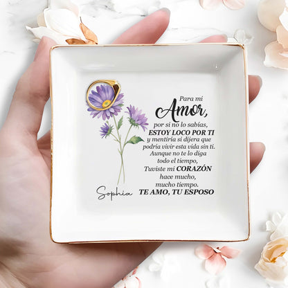 Para Mi Amor - Plato de joyería personalizado - CP017_SCRD