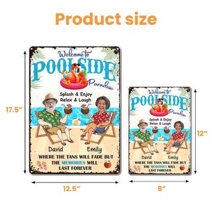 Welcome to Poolside Paradise, Splash & Enjoy, Relax & Laugh