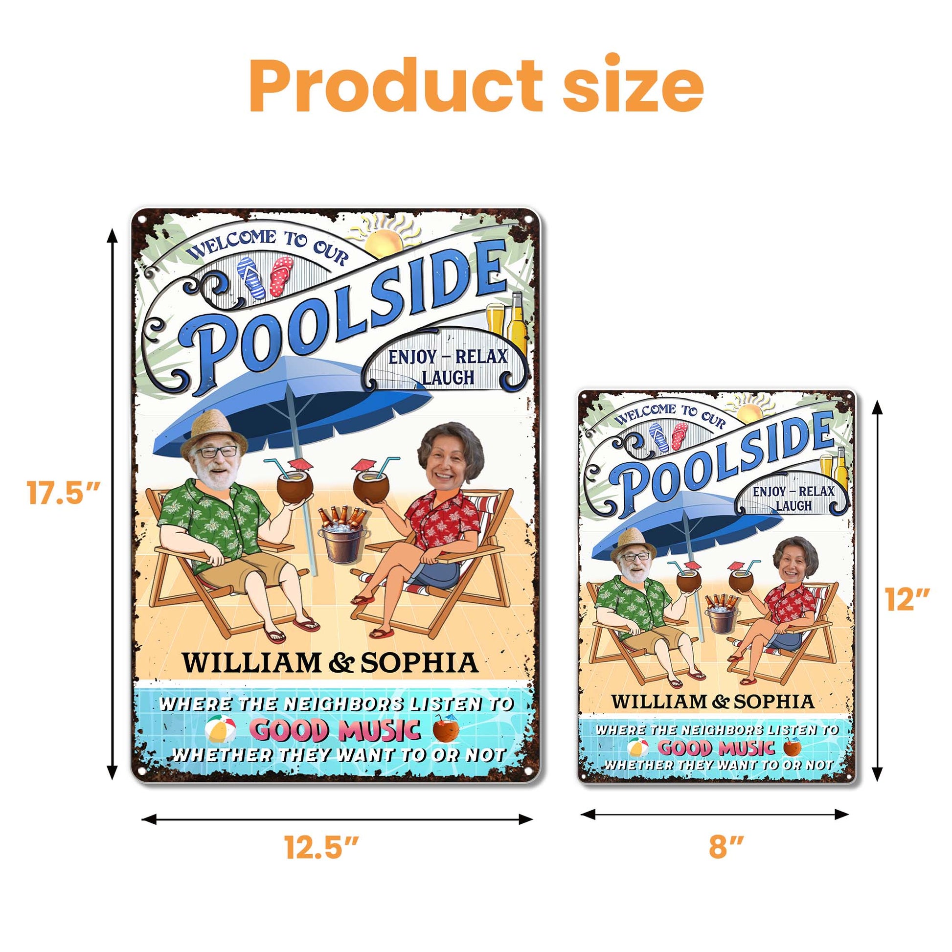 Welcome To Our Poolside Enjoy Relax Laugh