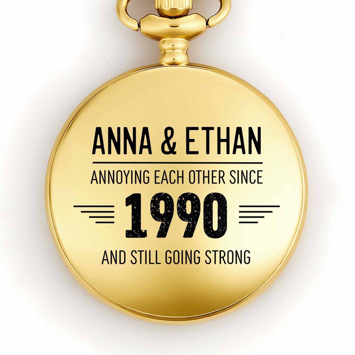 Annoying Each Other Since, Typography