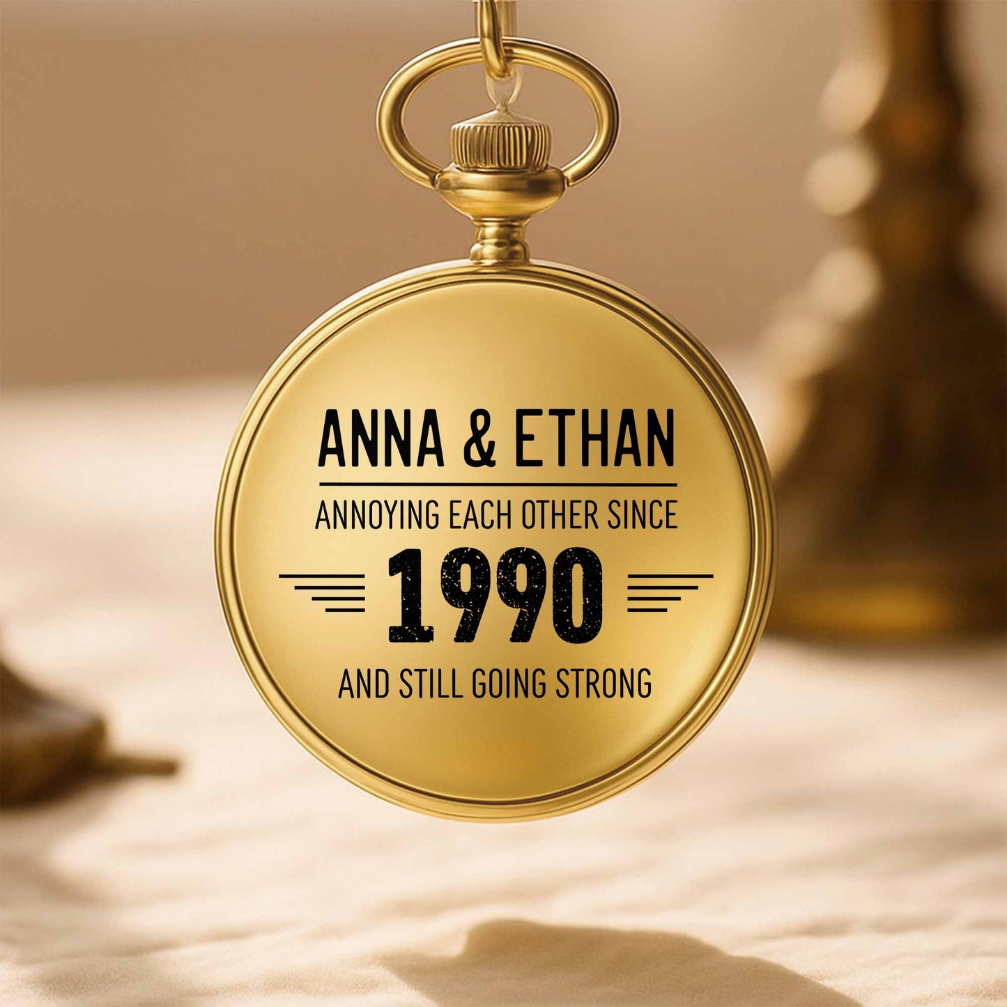 Annoying Each Other Since, Typography