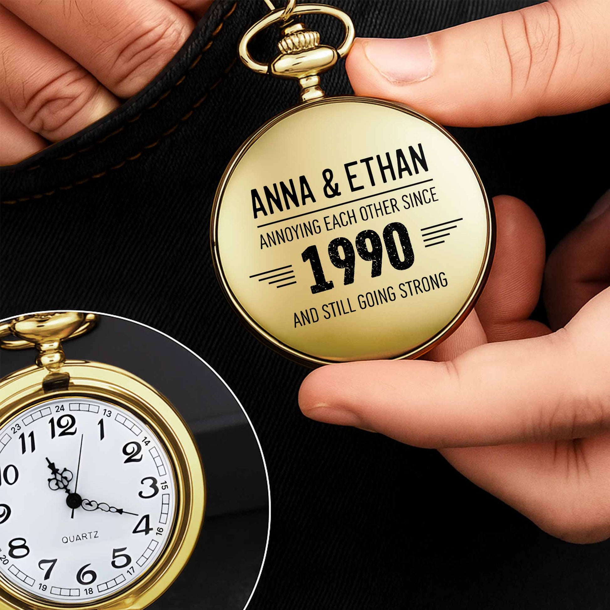 Annoying Each Other Since, Typography