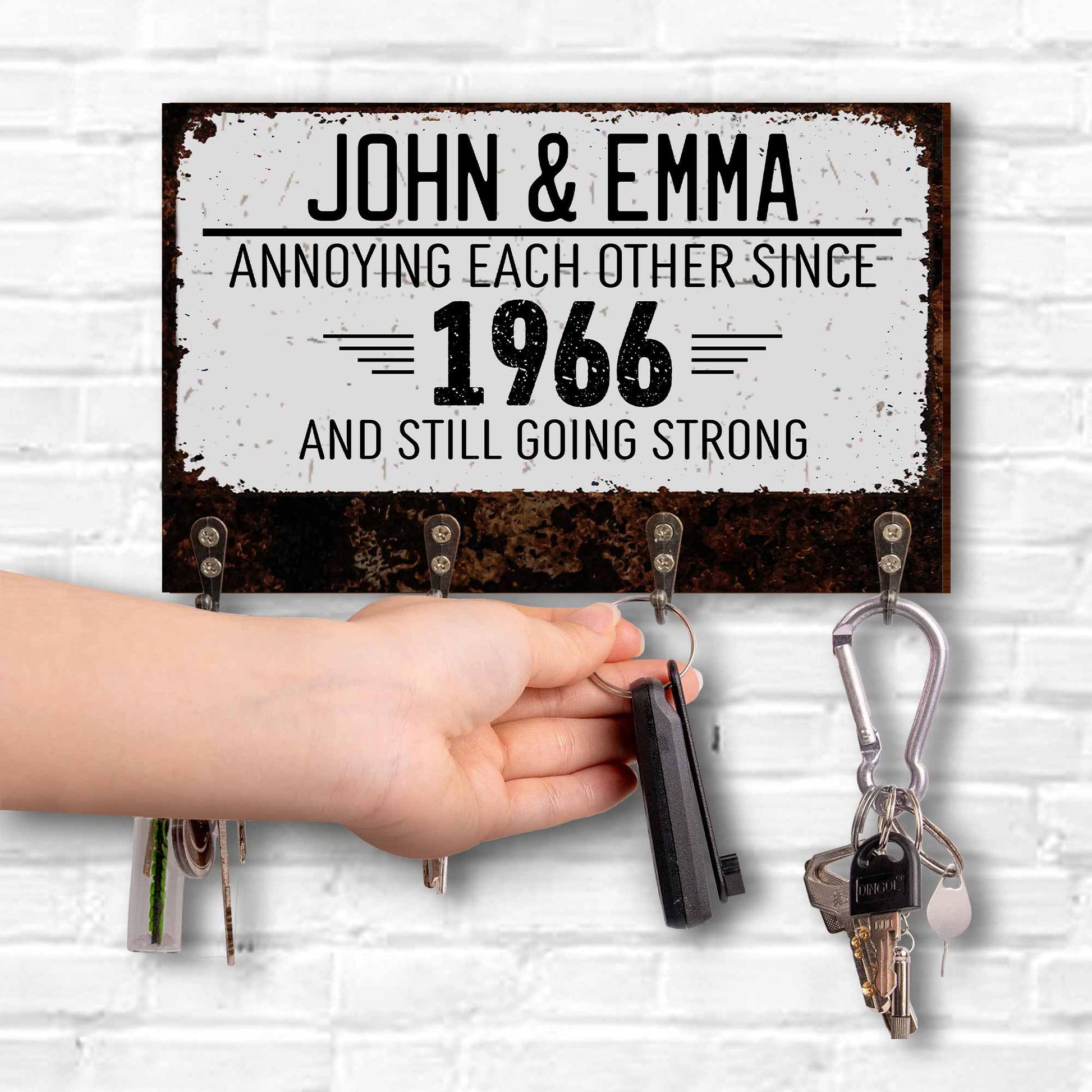 Annoying Each Other Since And Still Going Strong, Rusty Texture