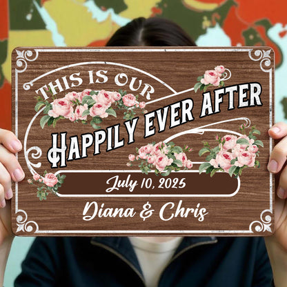 This Is Our Happily Ever After With Flowers