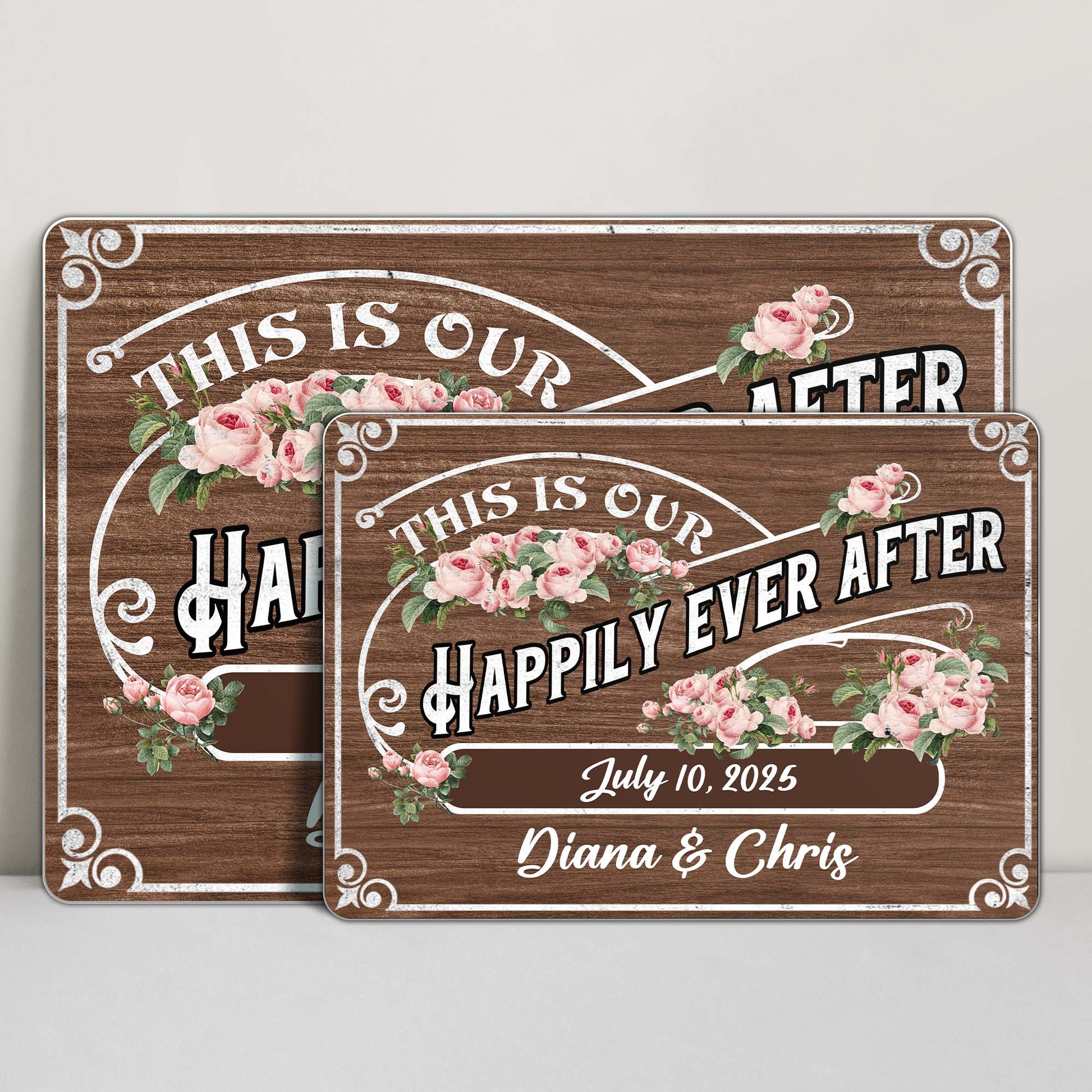 This Is Our Happily Ever After With Flowers