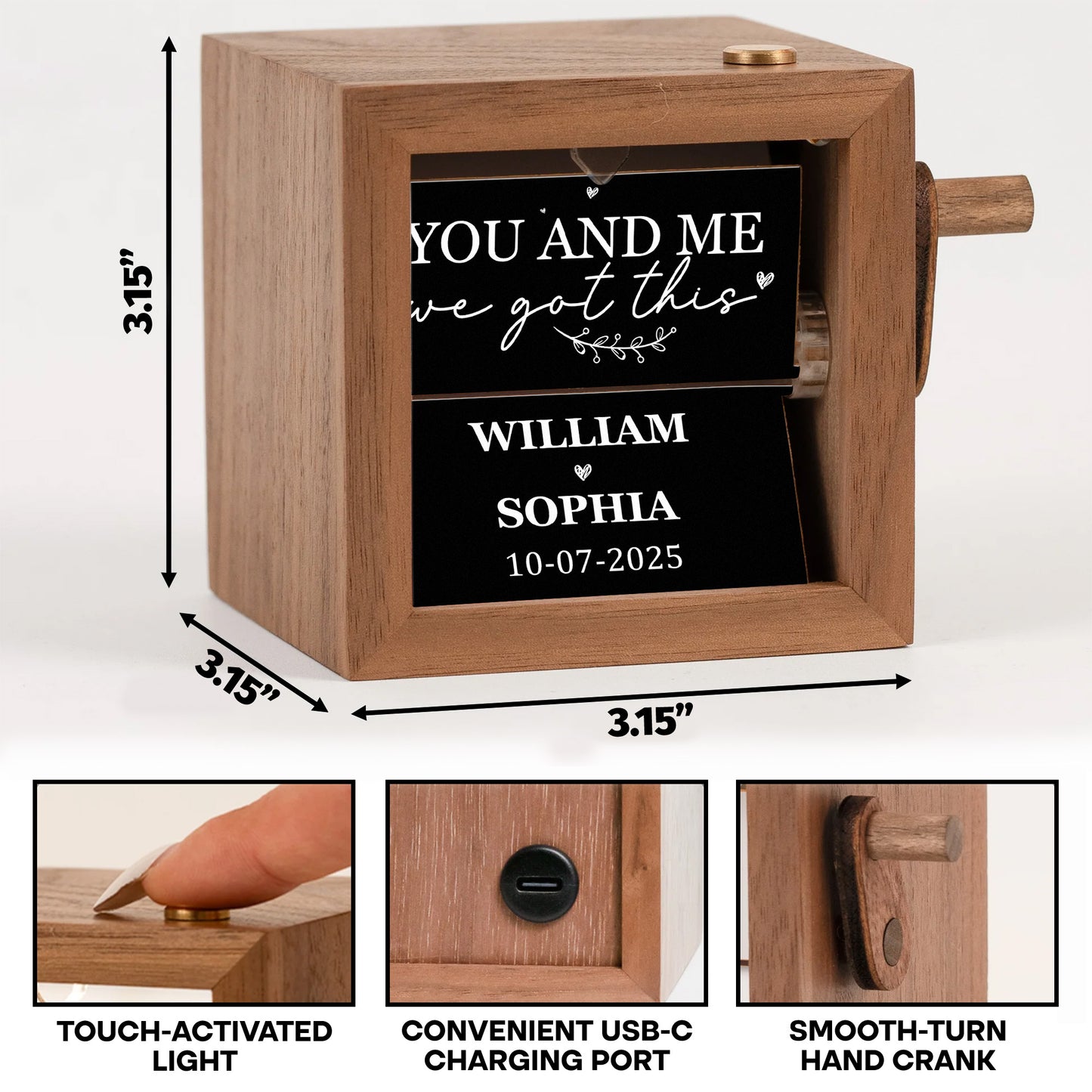 You And Me We Got This, Heart, LED Lights