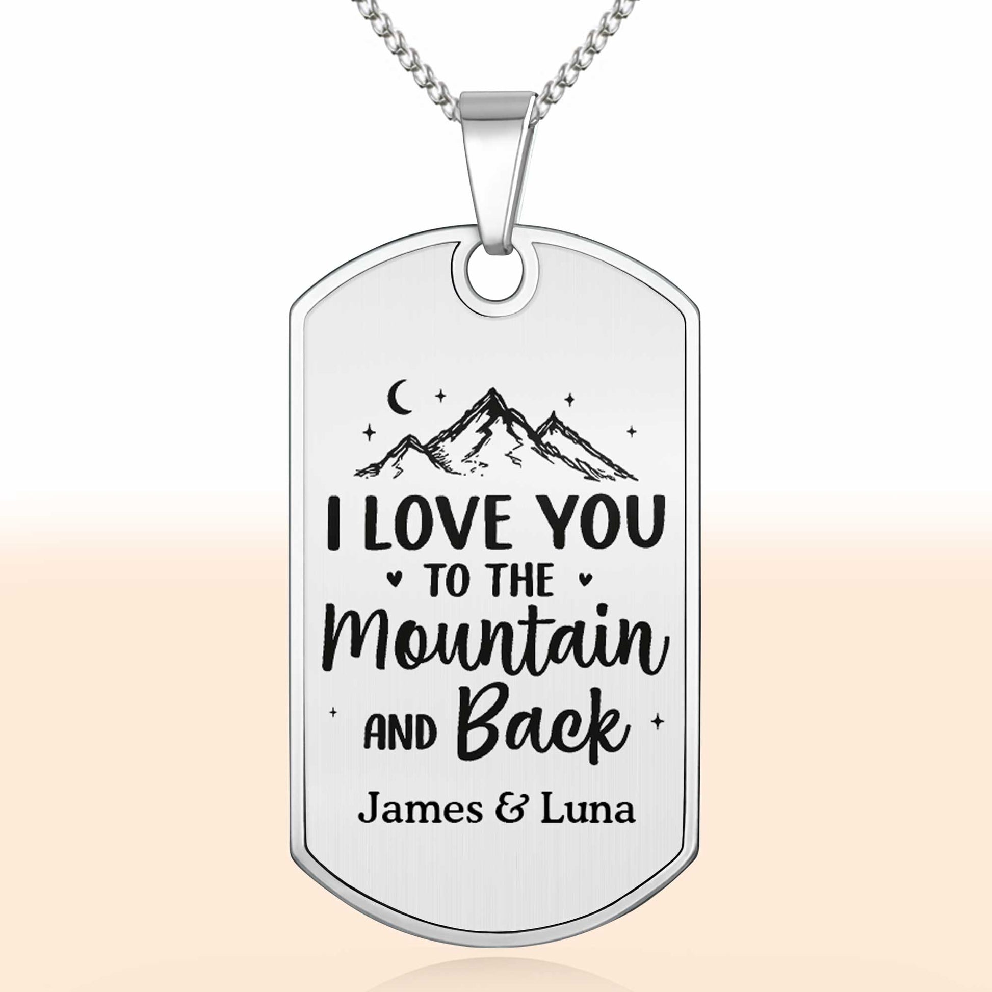 I Love You To The Mountain And Back Necklace