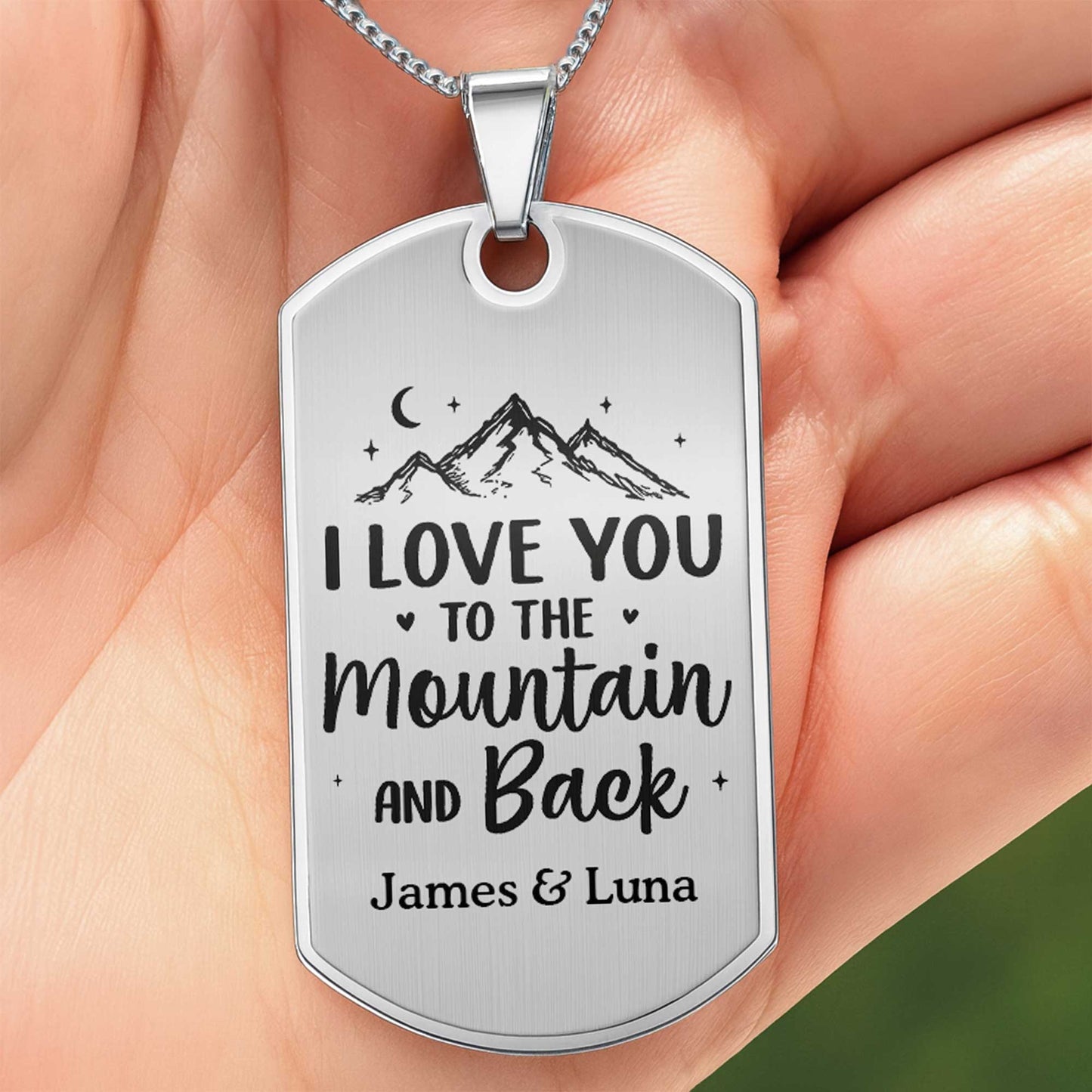I Love You To The Mountain And Back Necklace
