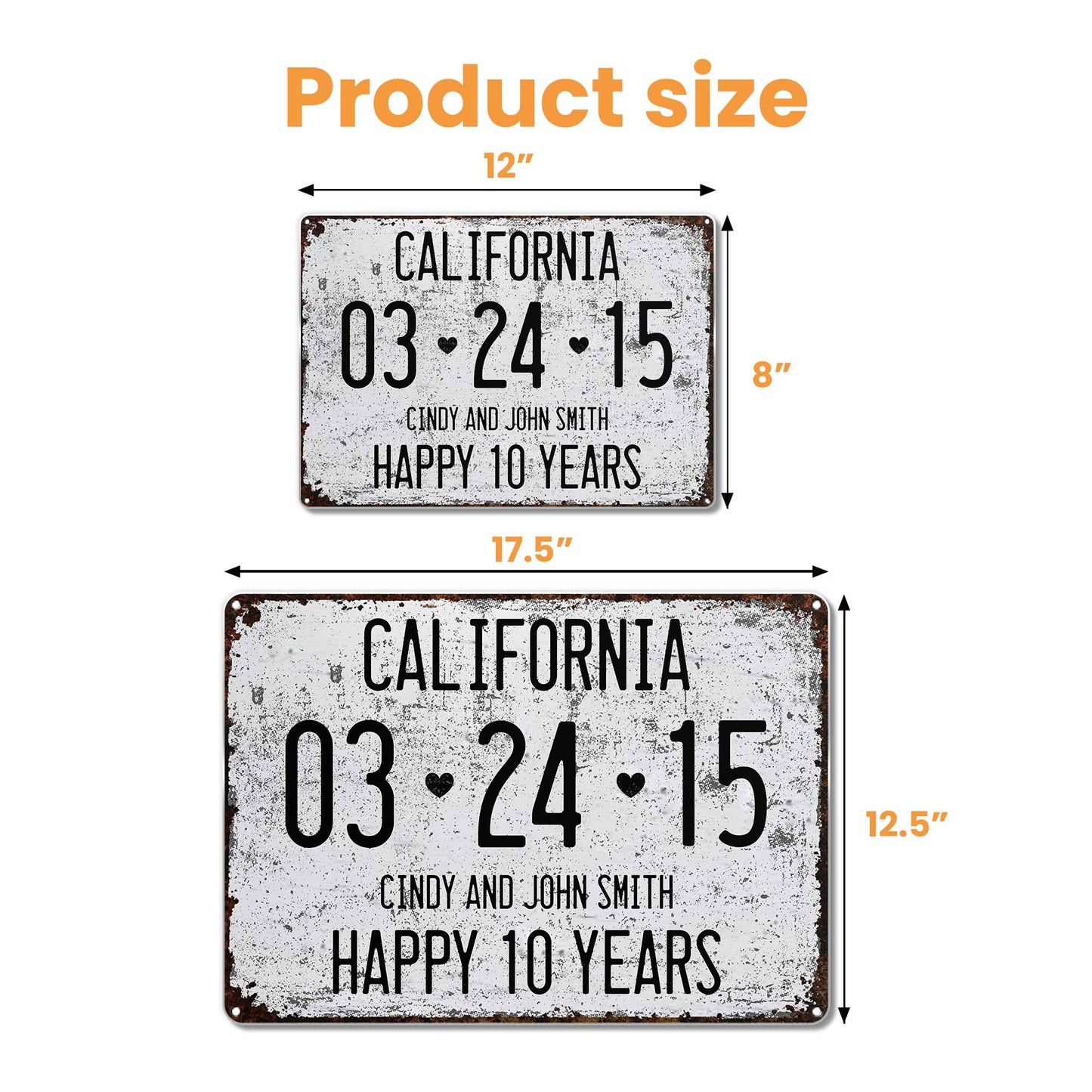 Celebrate Your Special Moments With Customizable Date And Symbols