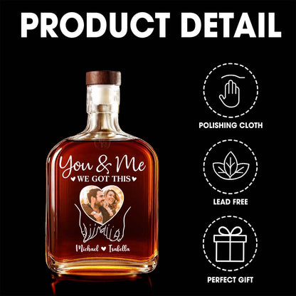 You & Me We Got This Heart And Flames Design