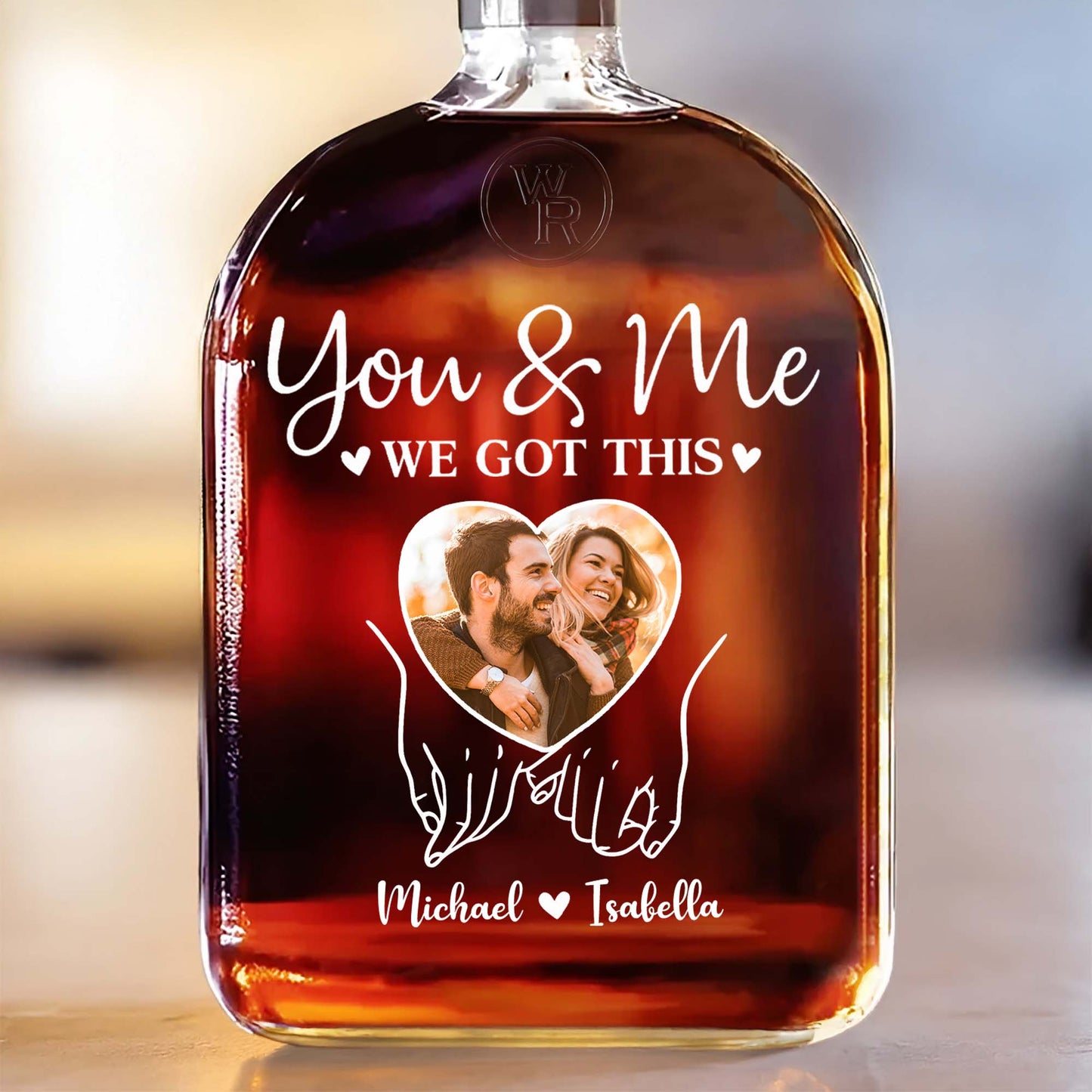 You & Me We Got This Heart And Flames Design