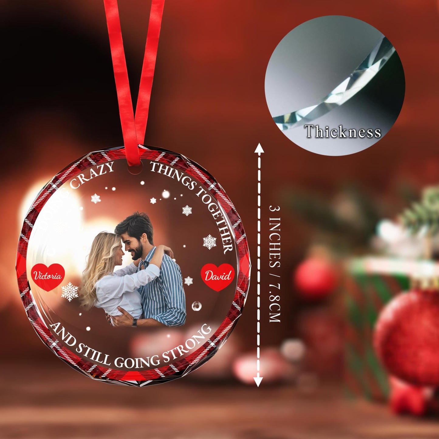 Doing Crazy Things Together, Strong Relationship Circle Ornament