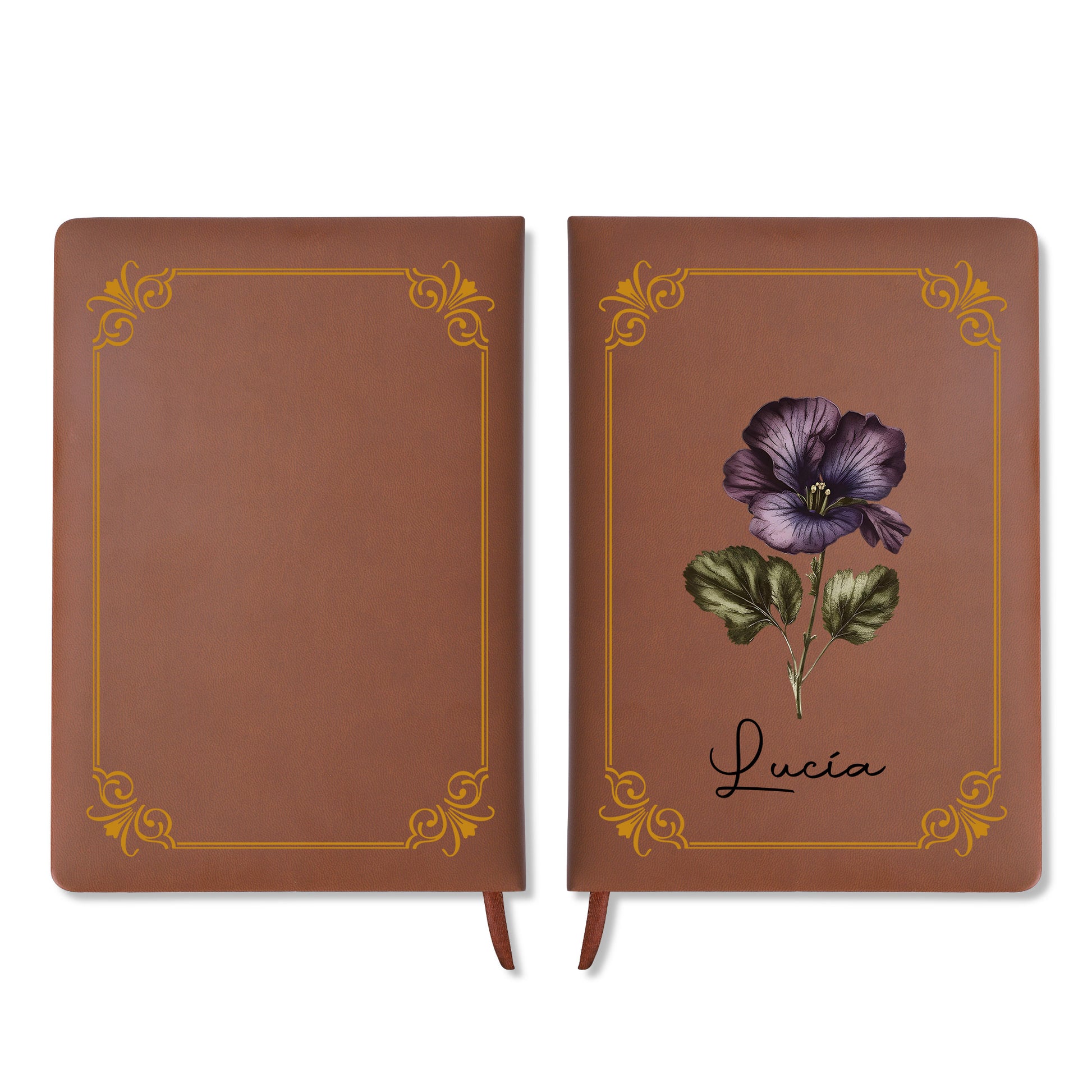 Elegant Floral Customizable Journal For Precious Moments