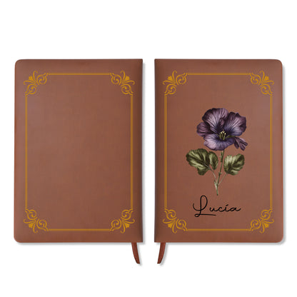 Elegant Floral Customizable Journal For Precious Moments