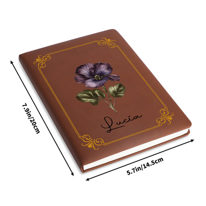 Elegant Floral Customizable Journal For Precious Moments