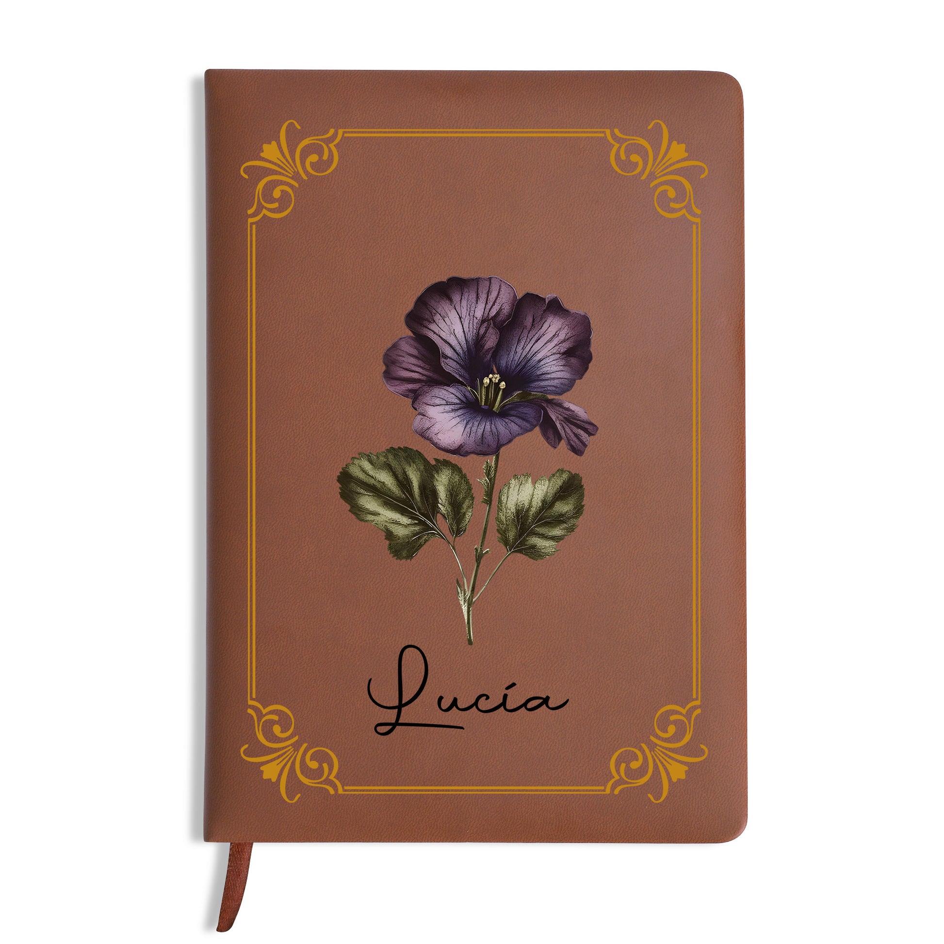 Elegant Floral Customizable Journal For Precious Moments